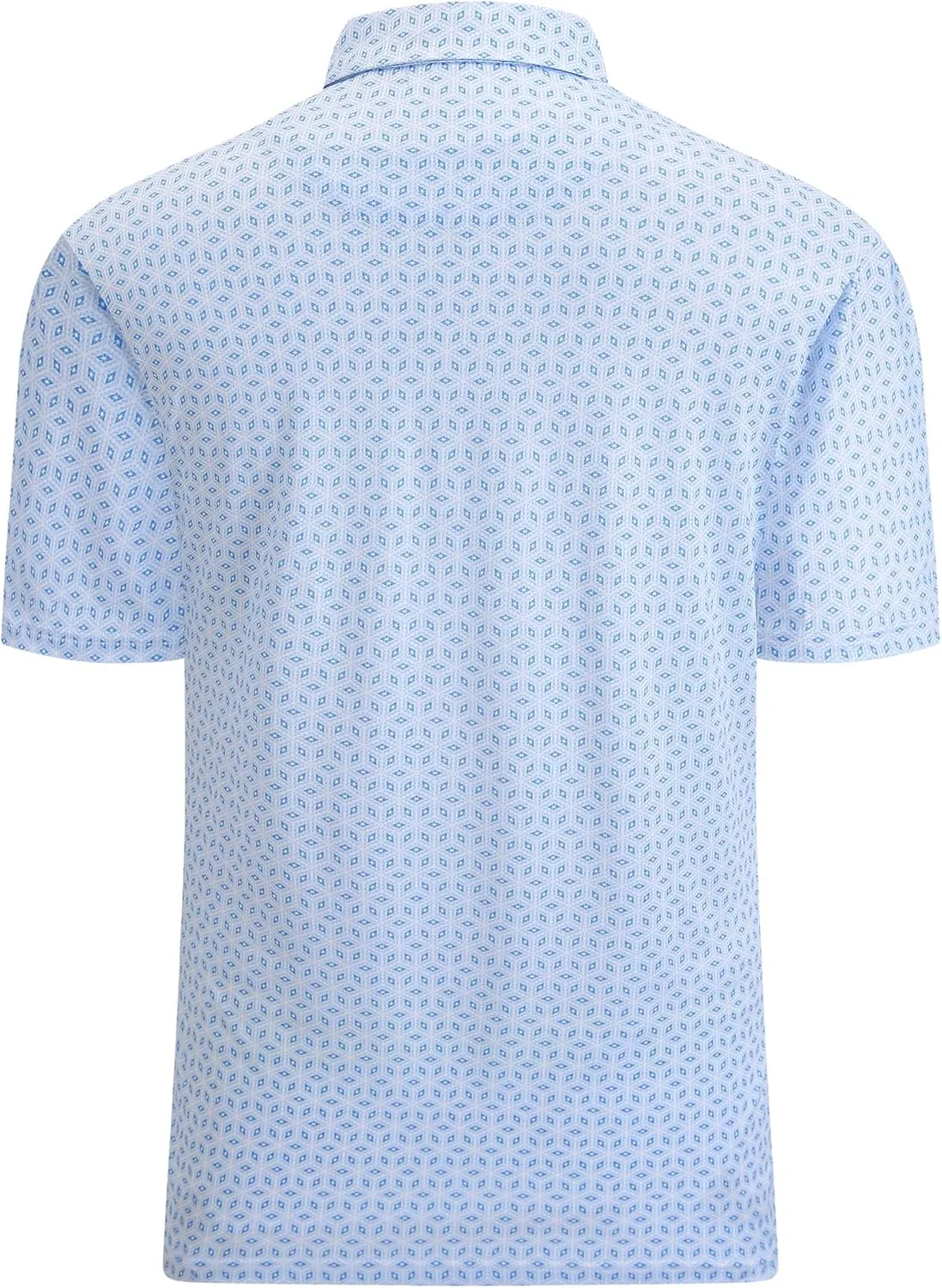 WARHORSEE Golf Polo Shirts for Men Short Sleeve Wrinkle Free 4 Way Stretch Moisture Wicking Performance Collared Tshirts