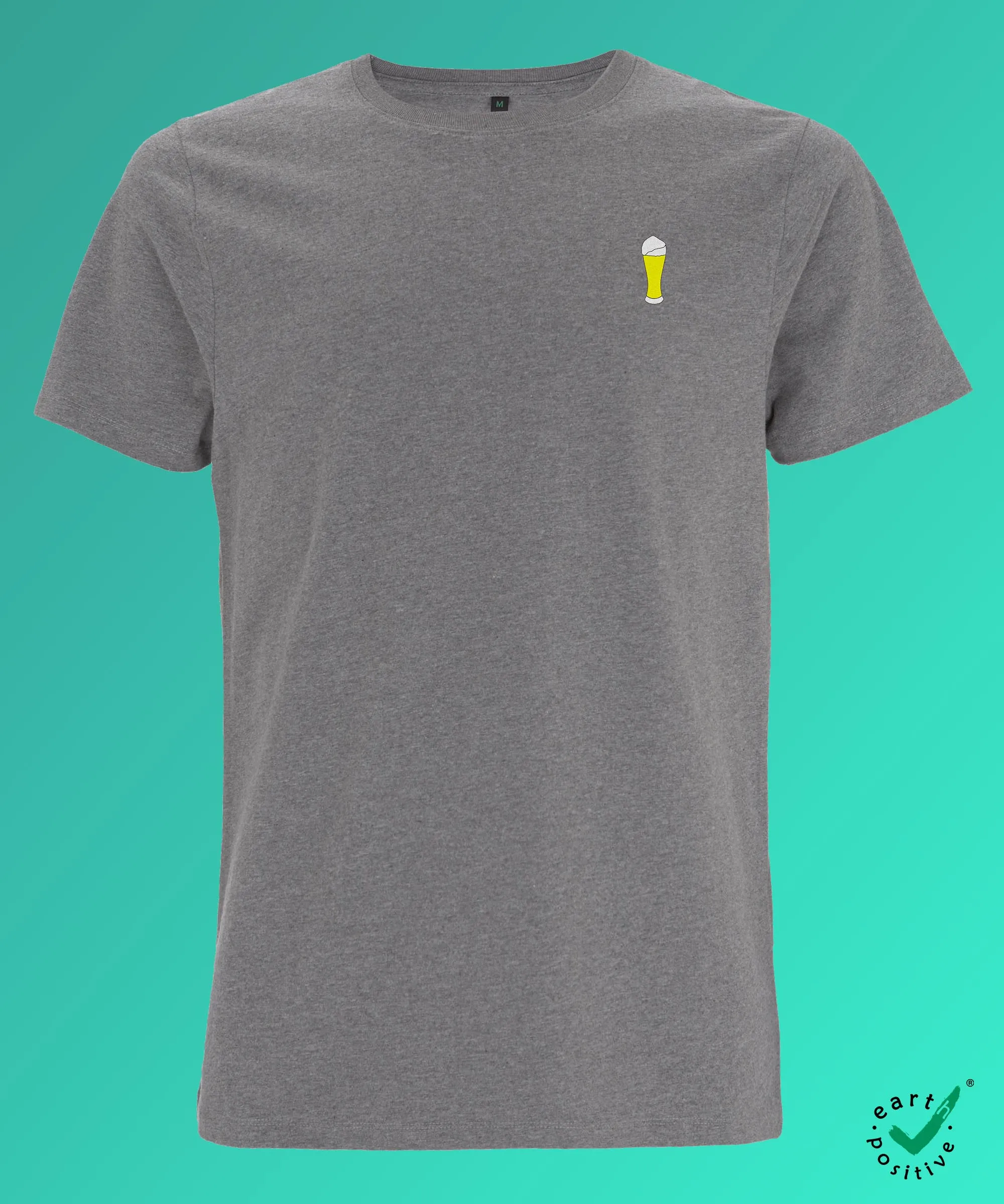 Weißbier | Besticktes Frauen Oversized Bio Baumwoll T-Shirt