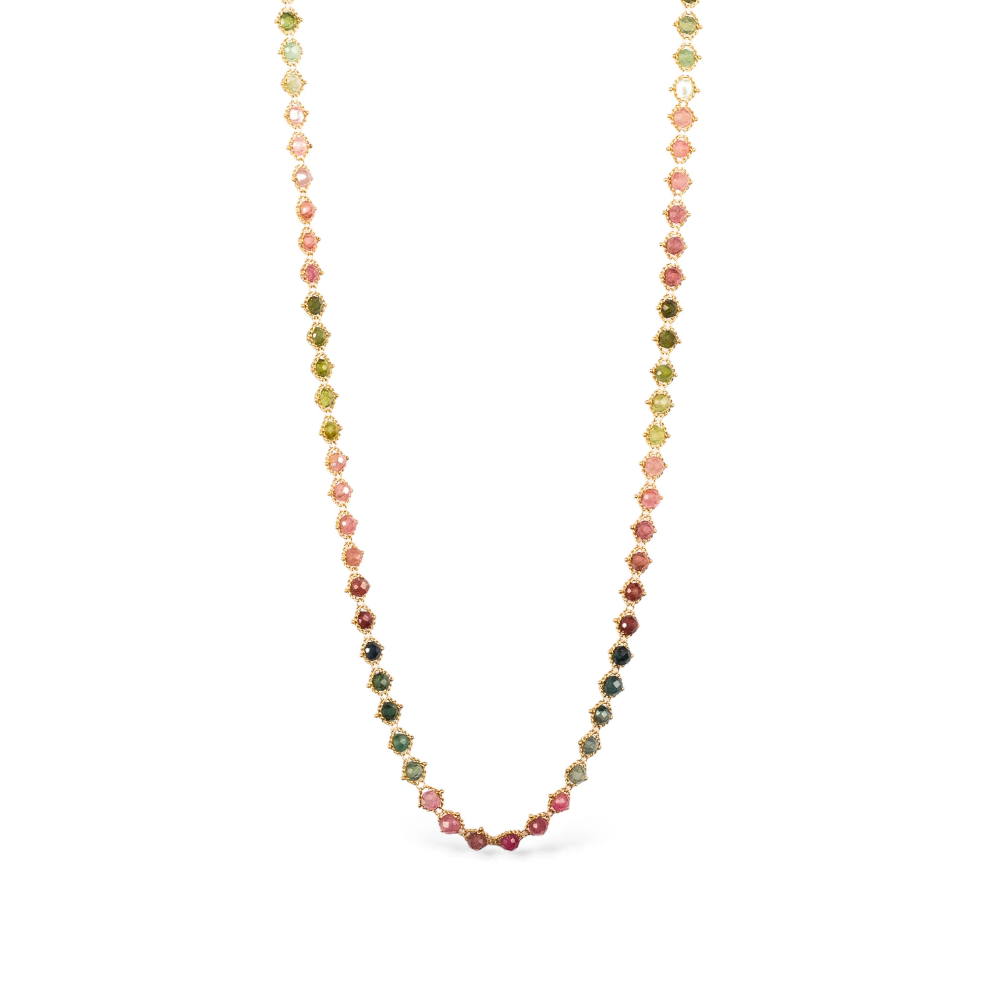 Woven Tourmaline Necklace