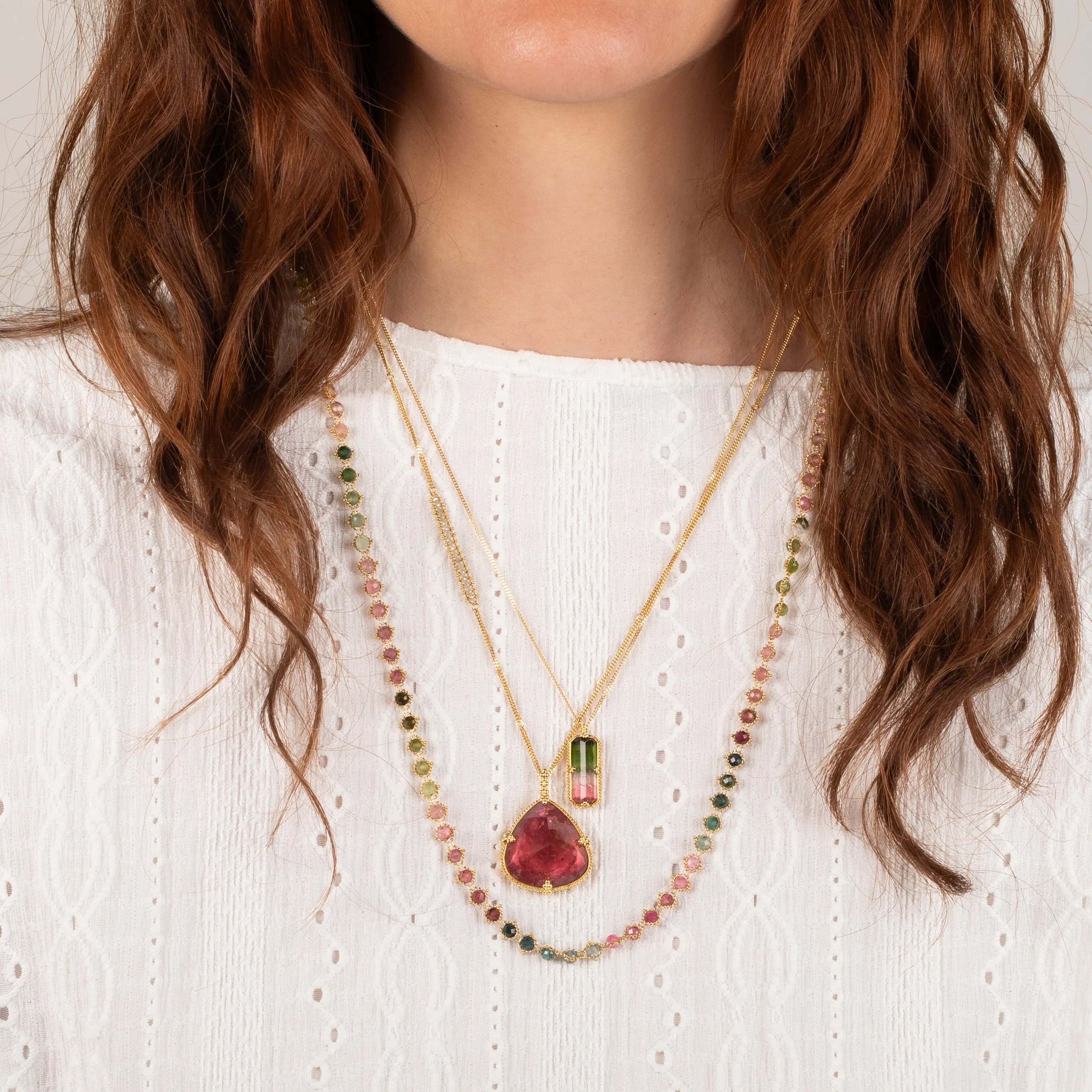 Woven Tourmaline Necklace